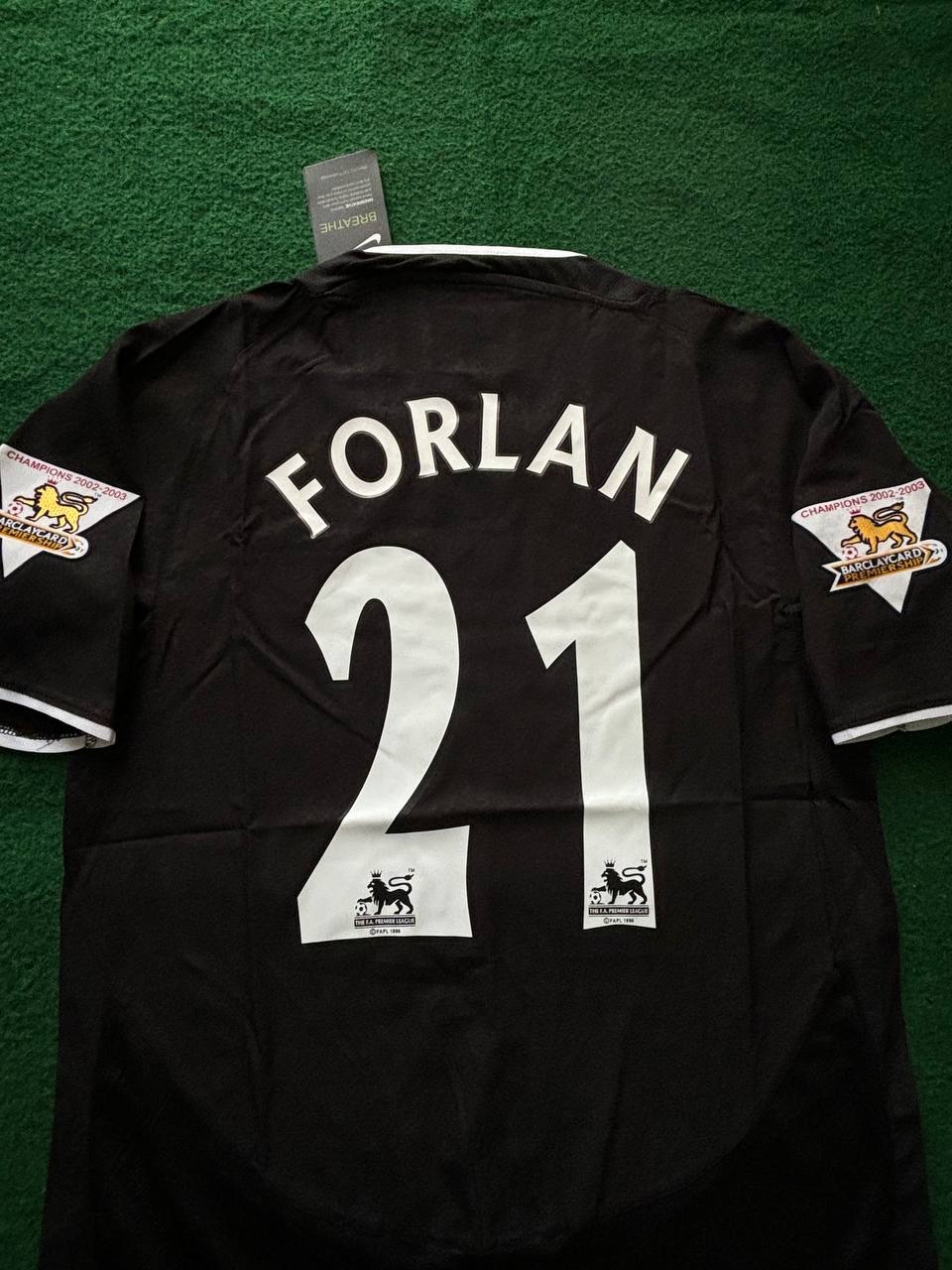 Diego Forlan Manchester United 2003 - 2004 Retro Football Jersey Kit