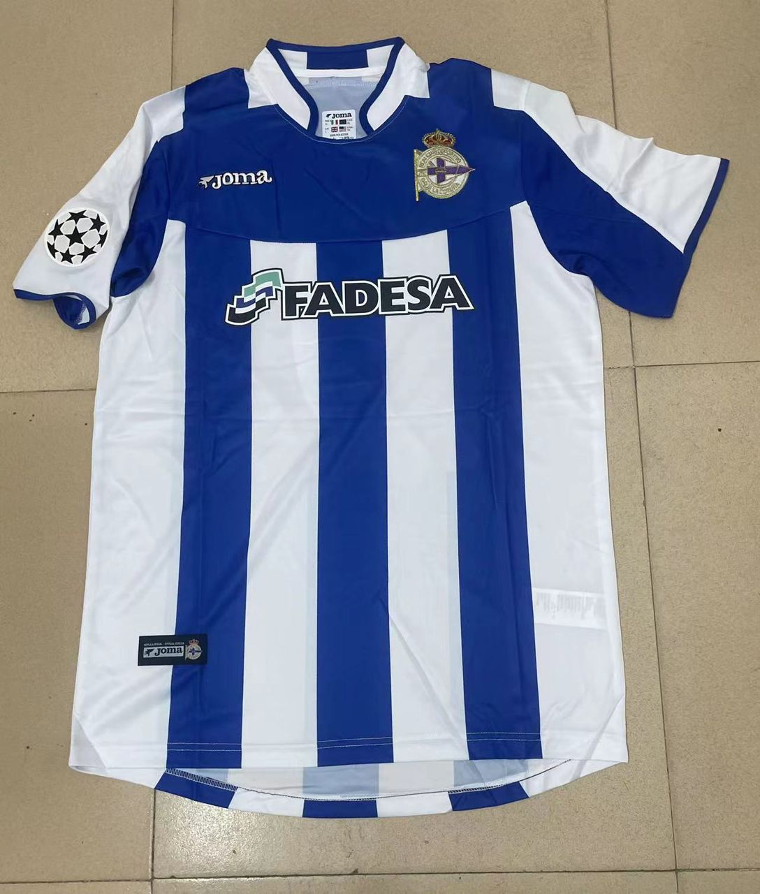 Albert Luque Deportivo La Coruna 2003 2004 Retro Football Jersey