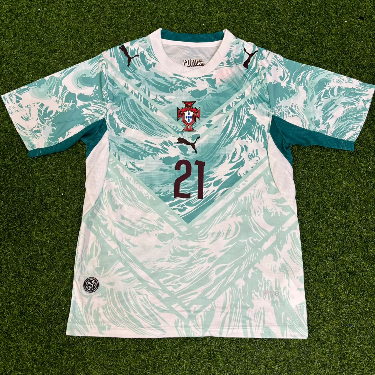 Portugal World Cup 2026 Diogo Jota Kids White Away Football Jersey
