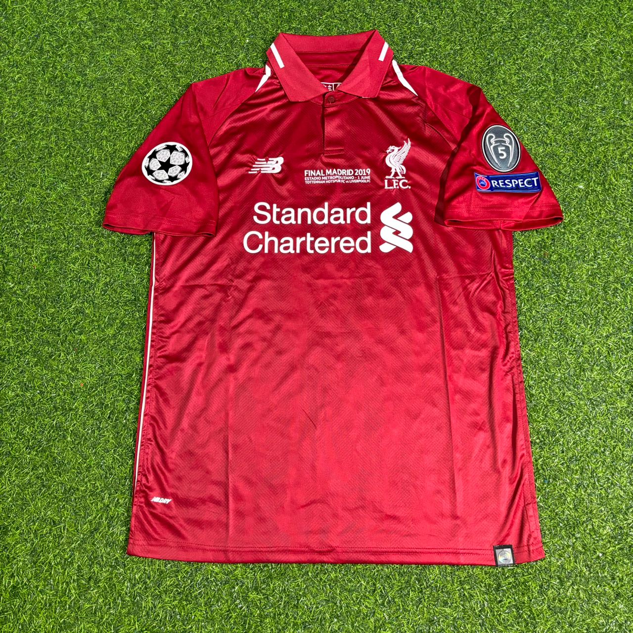 Divock Origi Liverpool 2019 CL Final Retro Football Jersey Kit