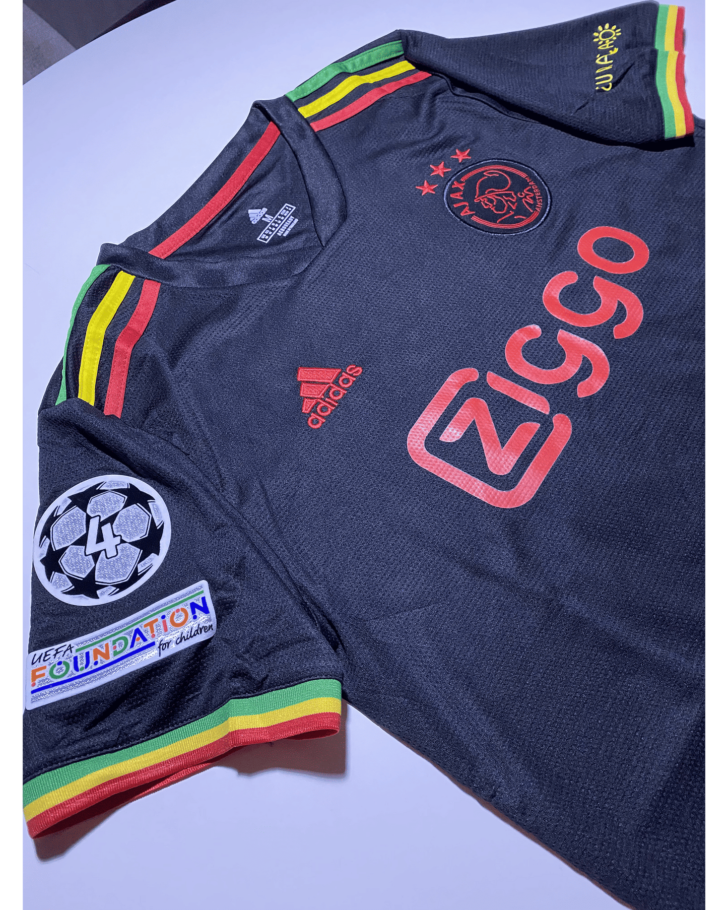 Dusan Tadić 10 - Ajax 2021/22 Champions League Retro Football Jersey Kit