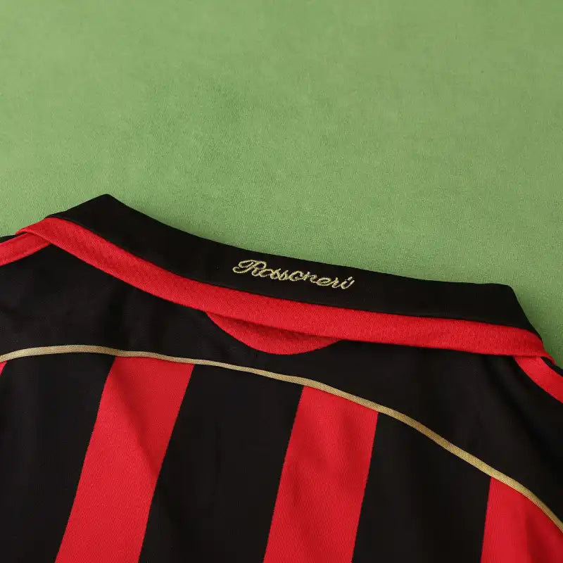 Season A.C.Milan 06/07 Red Away Retro Jersey Trikot Soccer Kit