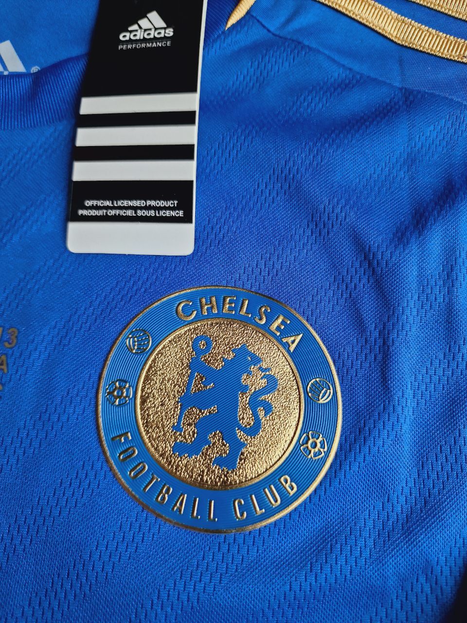 Eden Hazard Chelsea 2013 Europe League Final Amsterdam Retro Football Jersey Kit
