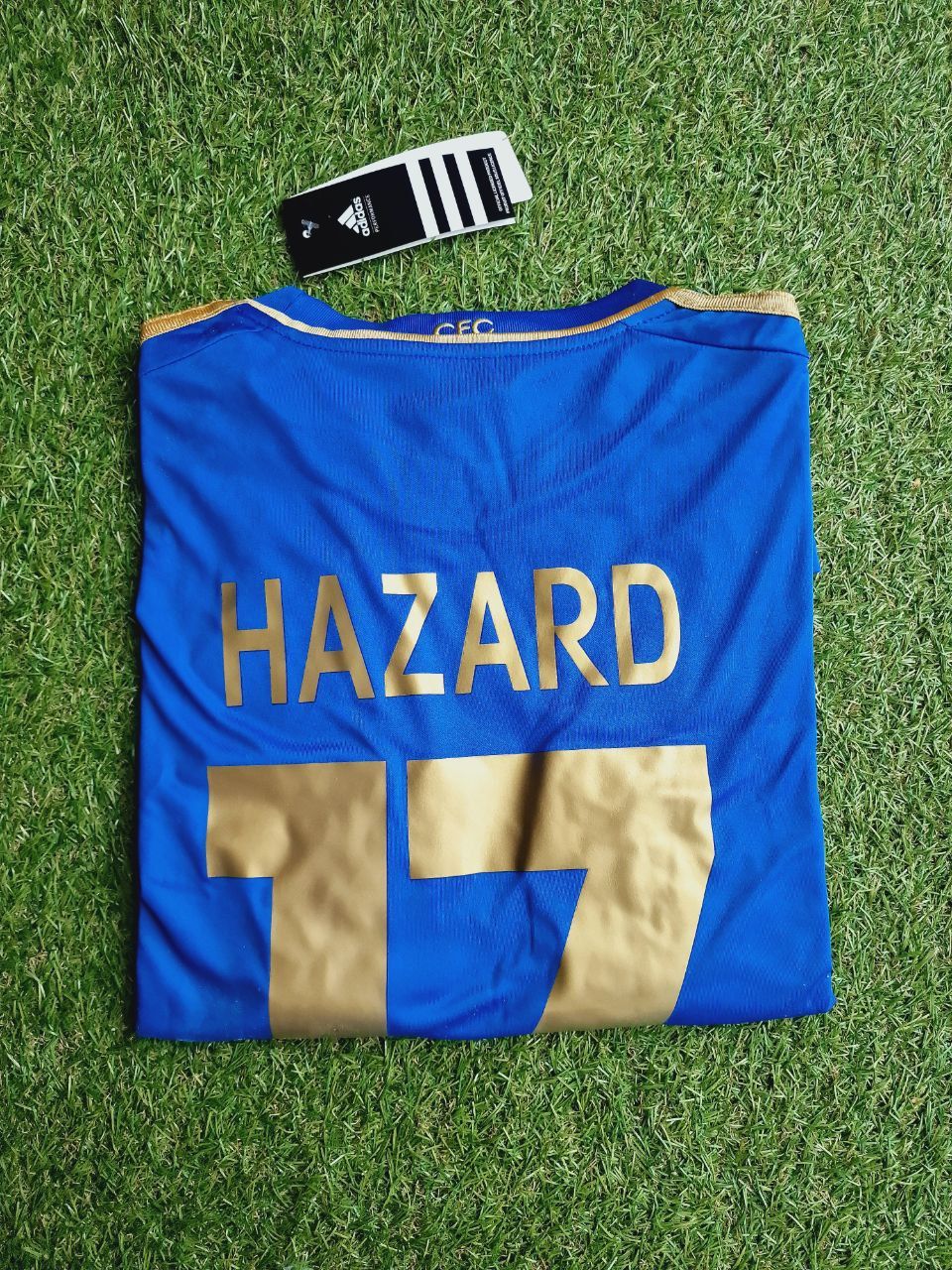 Eden Hazard Chelsea 2013 Europe League Final Amsterdam Retro Football Jersey Kit