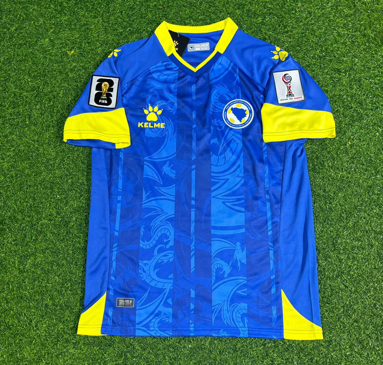 Bosnia and Herzegovina World Cup 2026 Sead Kolasinac Home Football Jersey