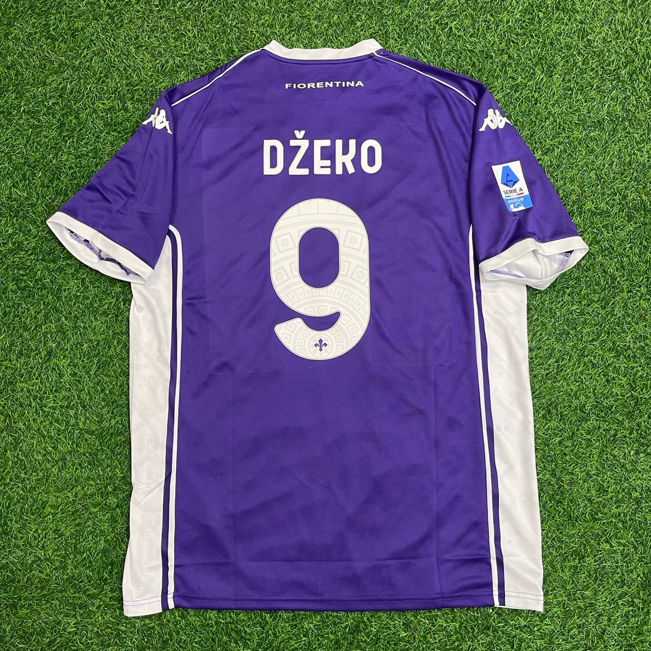 Edin Džeko Fiorentina 2025/26 Home Football Jersey Collection