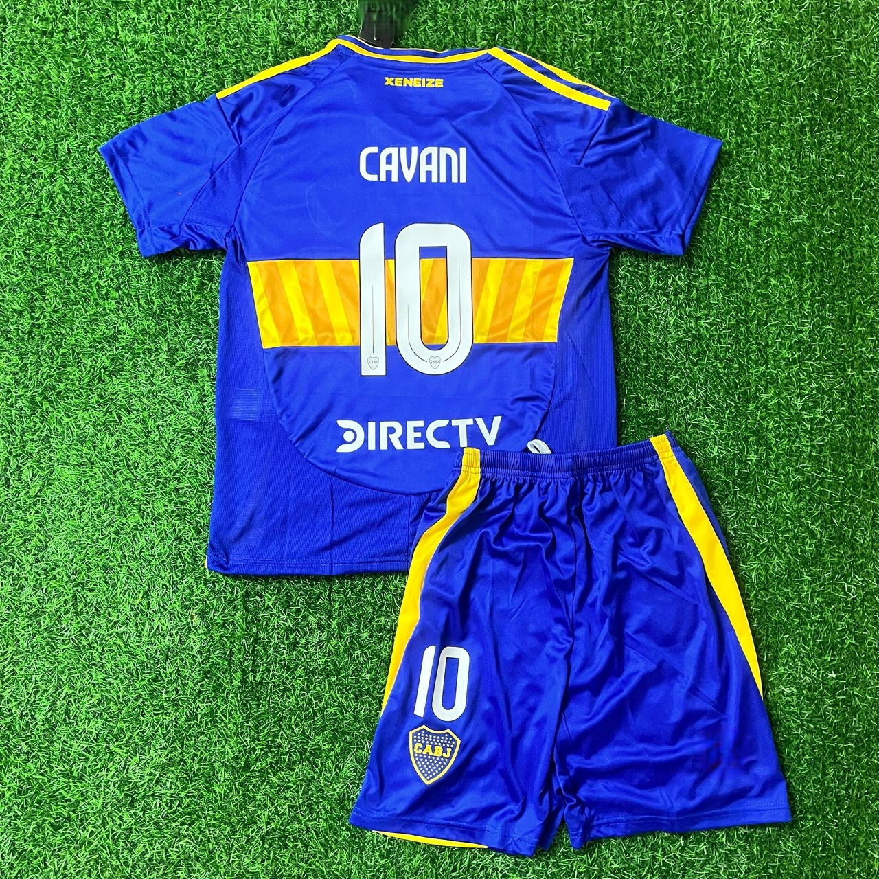Edinson Cavani Boca Juniors Kids Football Jersey Kit