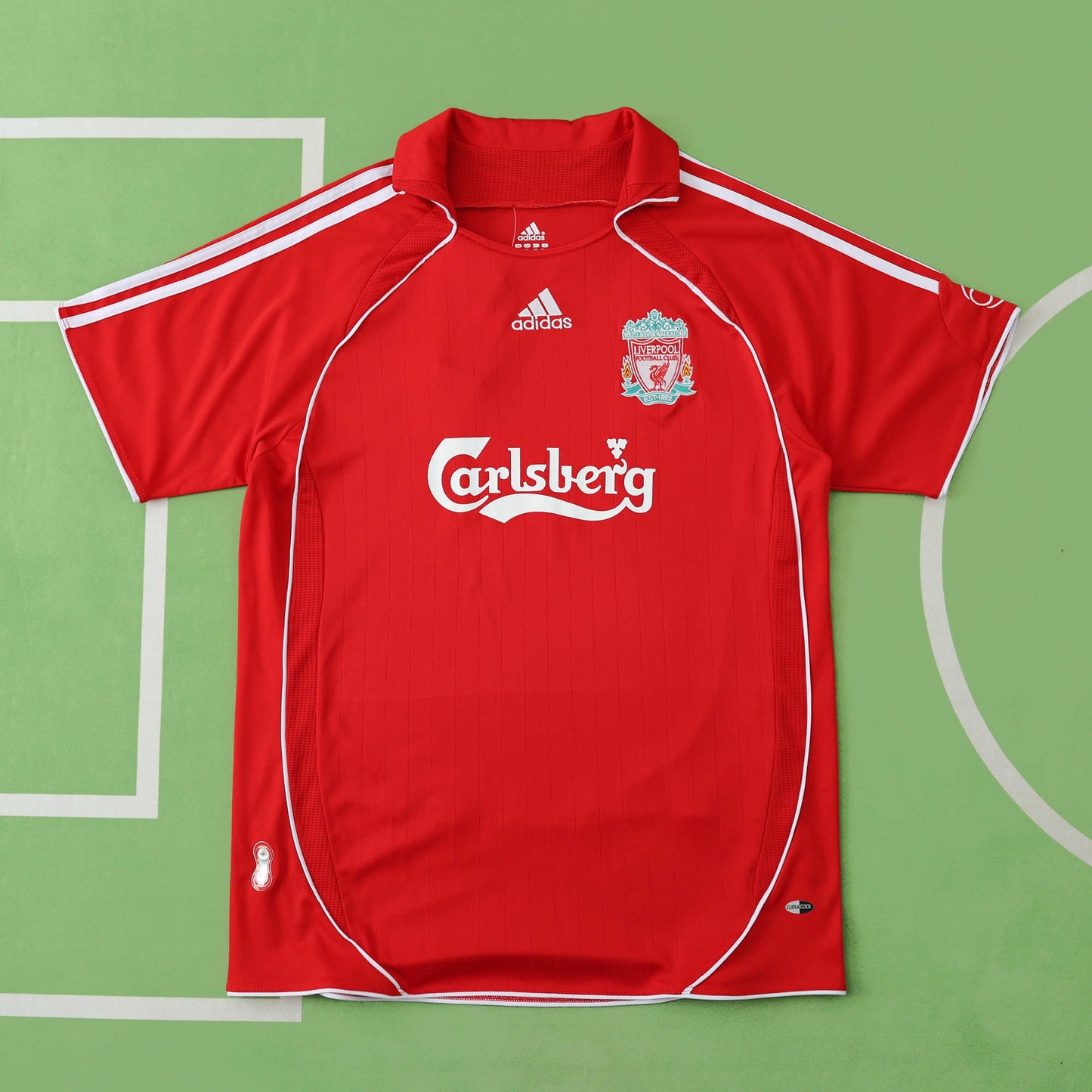 Liverpool 2006 2008 Season Premier League Red Retro Jersey