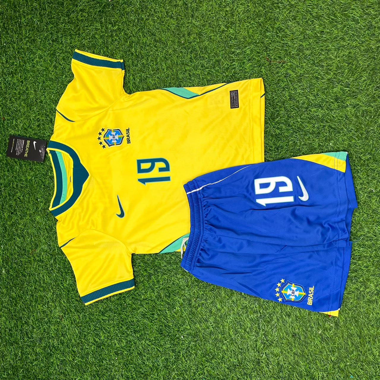 Endrick Brazil 2026 World Cup Home Yellow KIDS Football Jersey