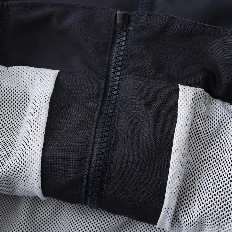 England Black Retro Windbreaker Jacket – | Windbreaker Jacke | Coupe-Vent