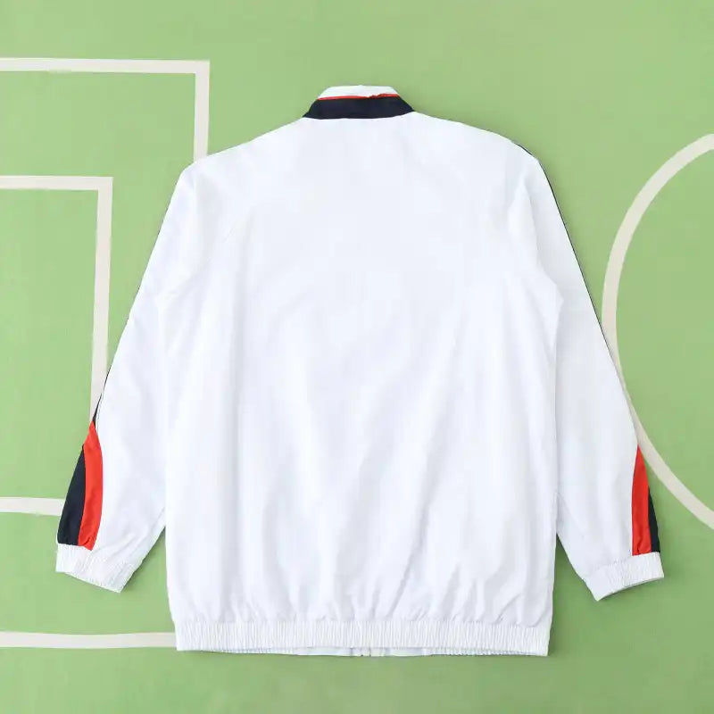 England White Retro Windbreaker Jacket – | Windbreaker Jacke | Coupe-Vent