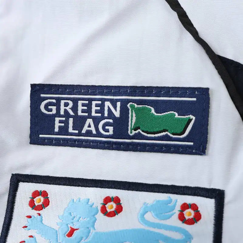 England White Retro Windbreaker Jacket – | Windbreaker Jacke | Coupe-Vent