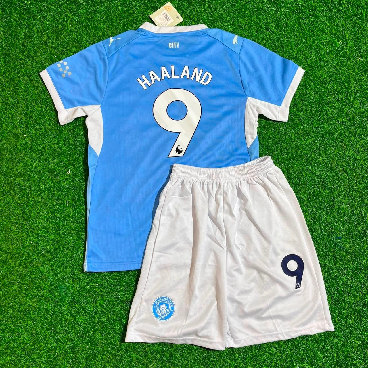 Erling Haaland Kids Children Football Jersey Set
