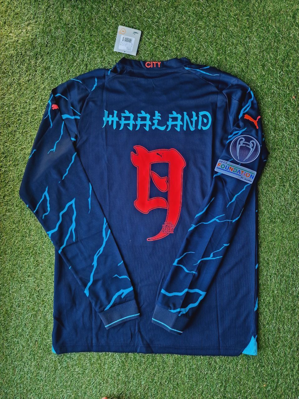 Erling Haaland Manchester City Special Font Football Jersey Kit