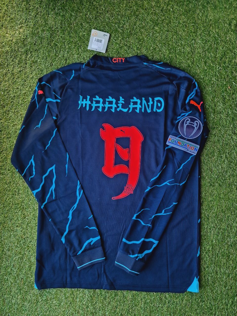 Erling Haaland Manchester City Special Font Football Jersey Kit
