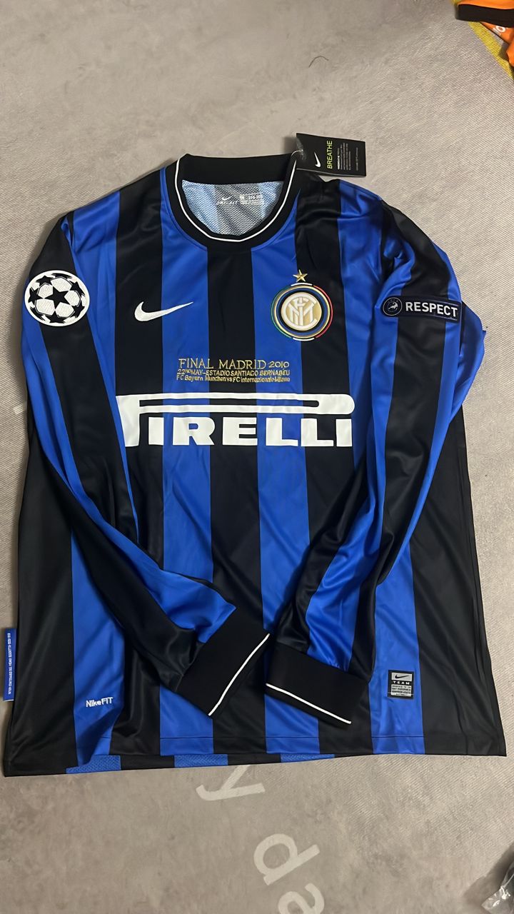 #9 Samuel Eto`o - Inter 2010 Champions League Final Jersey Trikot Maillot Maglia Soccer Kit