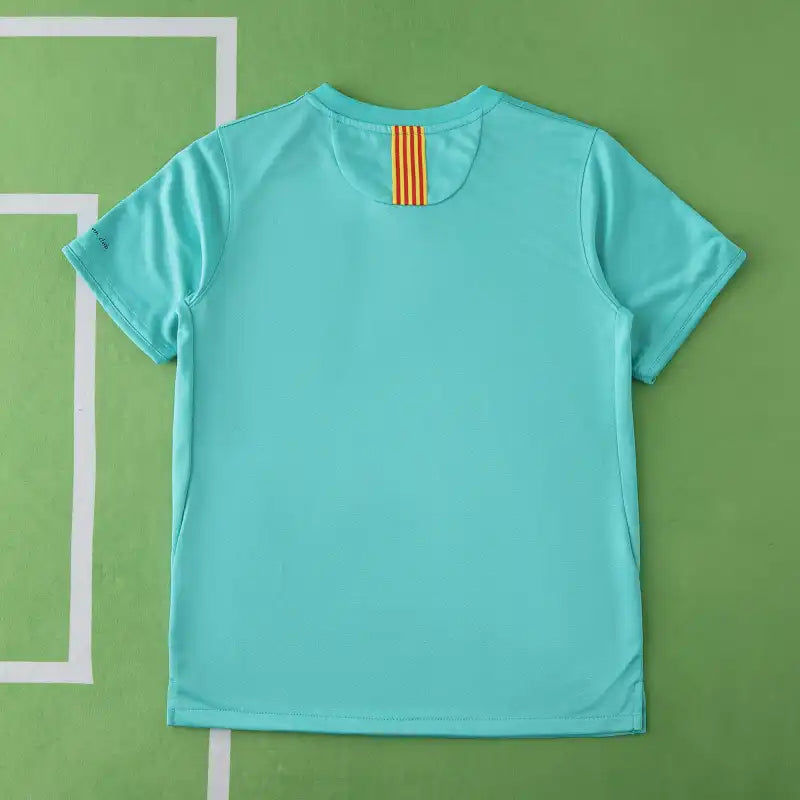 FC Barcelona 2010/11 Retro Kids Football Jersey Kit