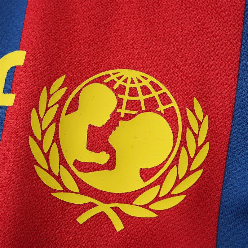 FC Barcelona 10/11 Season final match Retro Football Jersey Kit