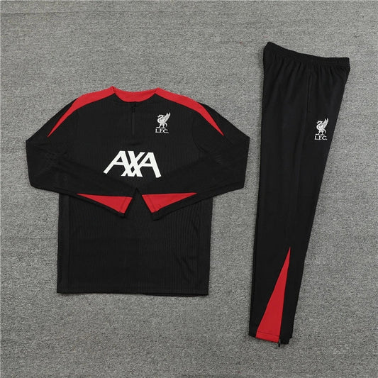 Liverpool Tracksuit Black Training Top Pack
