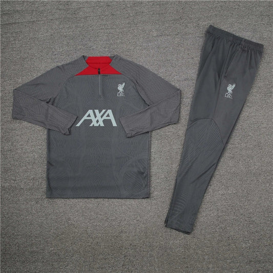 FC Liverpool Tracksuit Grey Training Top Pack