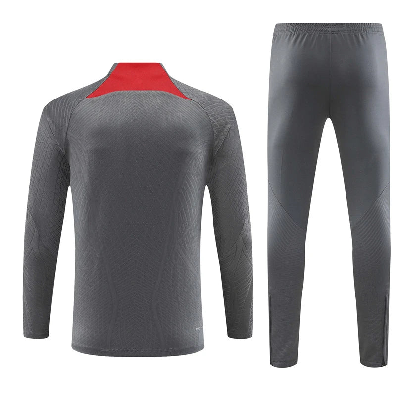 FC Liverpool Tracksuit Grey Training Top Pack