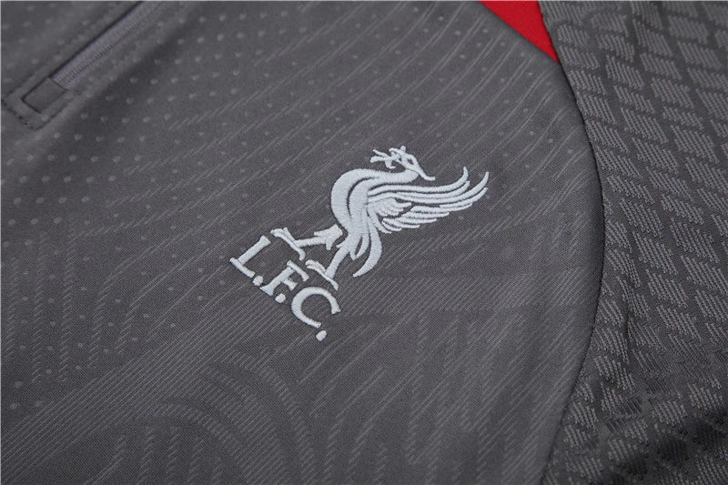 FC Liverpool Tracksuit Grey Training Top Pack