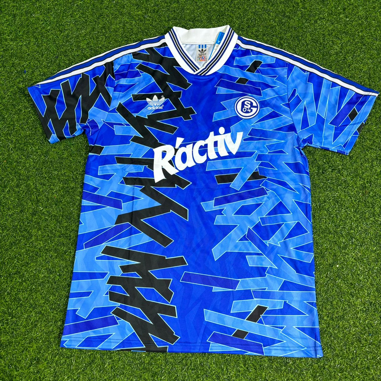 FC Schalke 04 1992/93 Blaues Heimtrikot Fußball retro