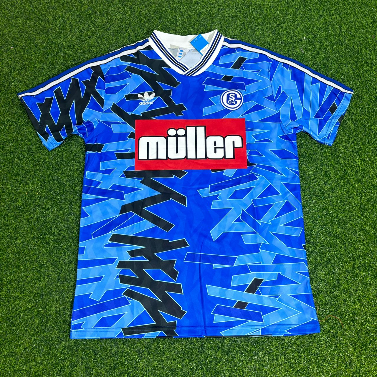 FC Schalke 04 1993/94 Blaues Heimtrikot Retro Fußball