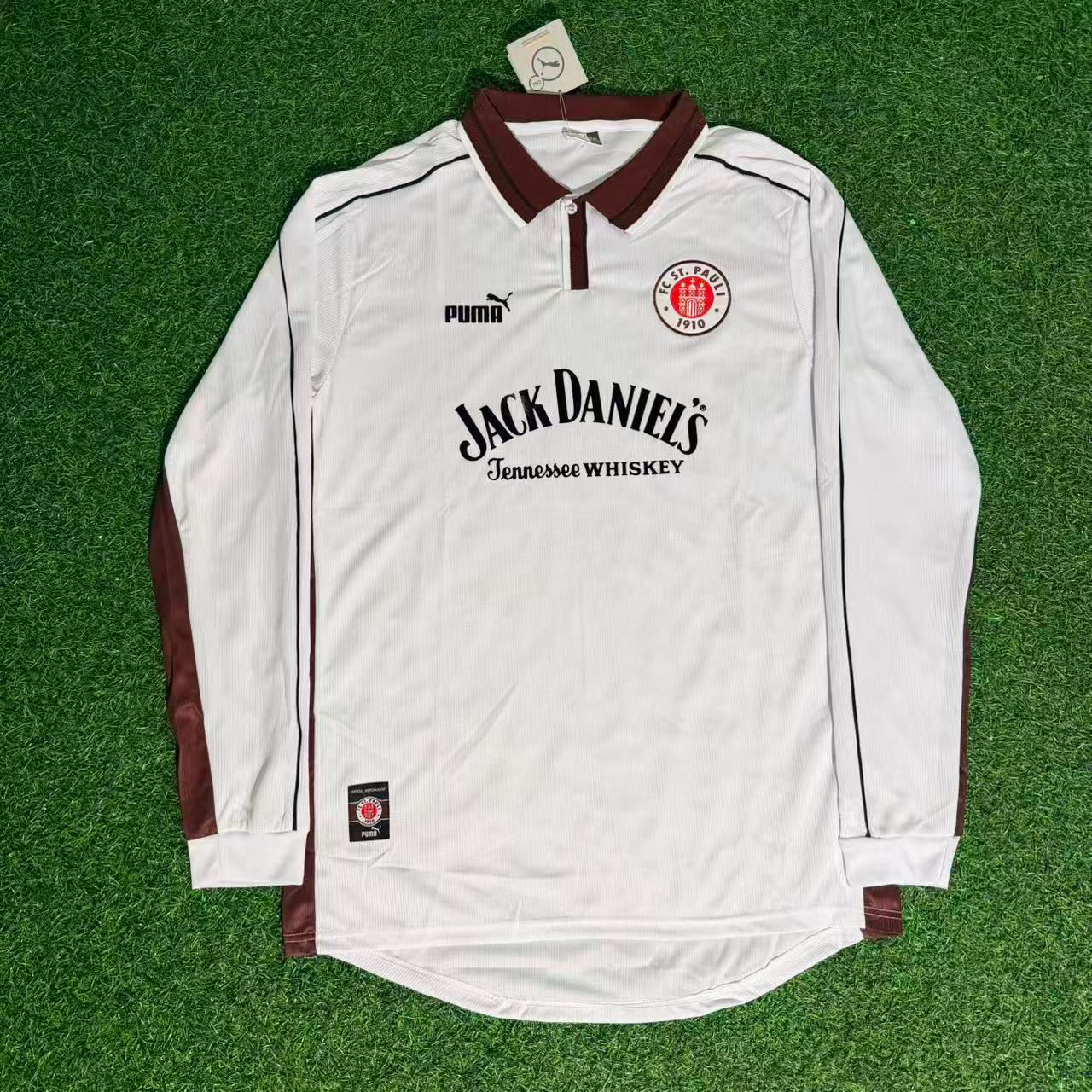 FC St. Pauli 1999-2000 Long Sleeve Home Retro Football Jersey Kit