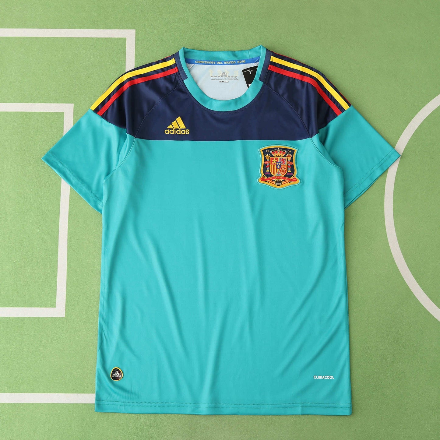 Kids Iker Casillas Spain 2010 World Cup Final Retro Jersey Trikot Camiseta Maillot Soccer Kit
