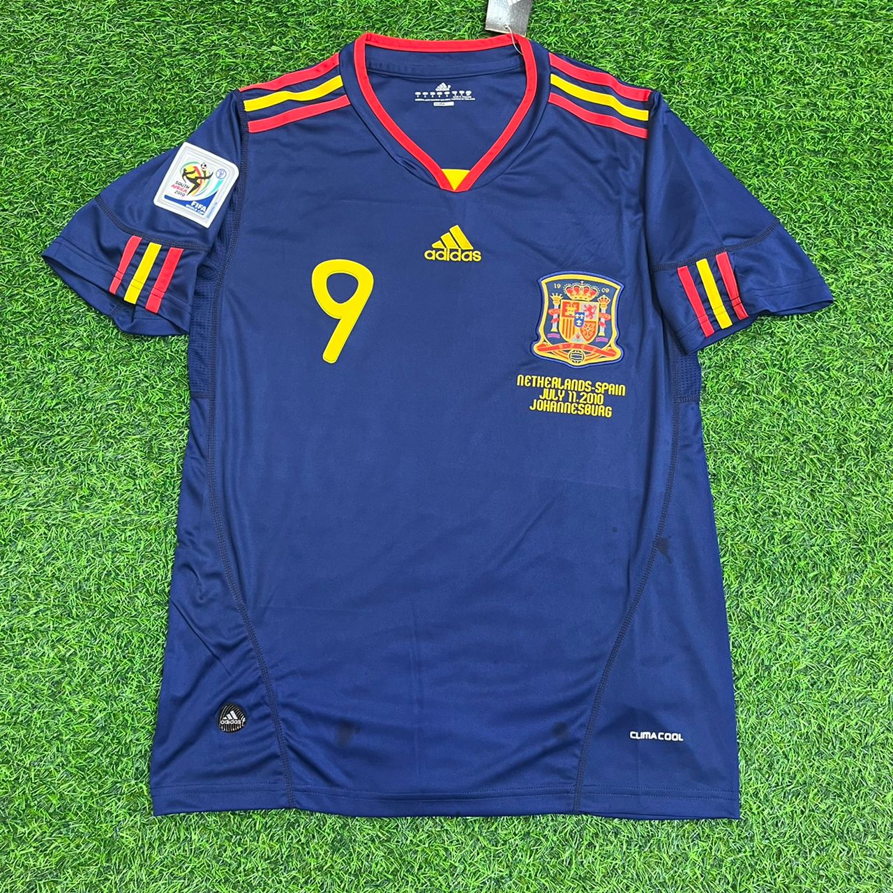 Fernando Torres #9 - Spain 2010 World Cup Final Retro Football Jersey Kit