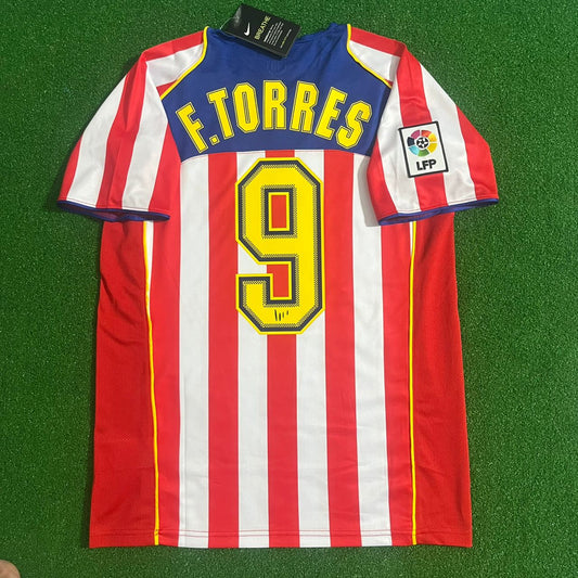 Fernando Torres Atletico Madrid 2004 2005 SpiderMan Retro Football Jersey Kit