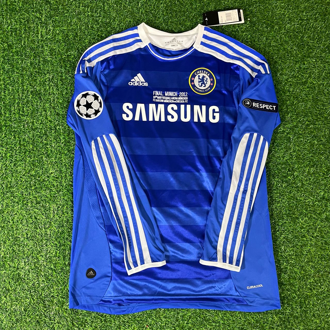 Fernando Torres Chelsea 2012 Munich Final Long Sleeve Season Football Jersey Kit