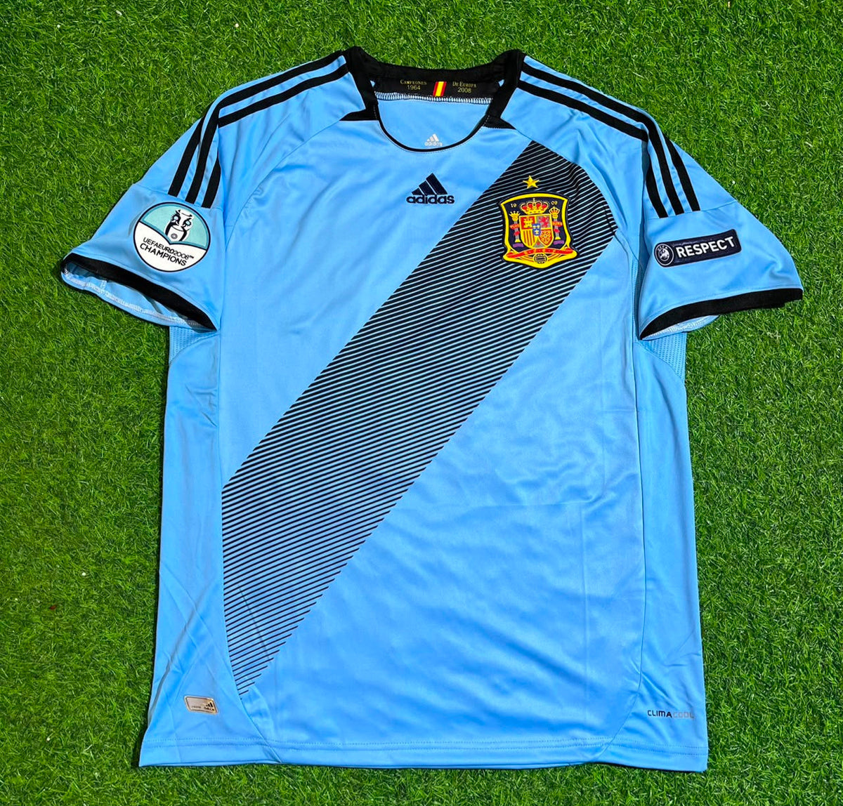 David Silva Spain EURO 2012 Final Retro Football Jersey