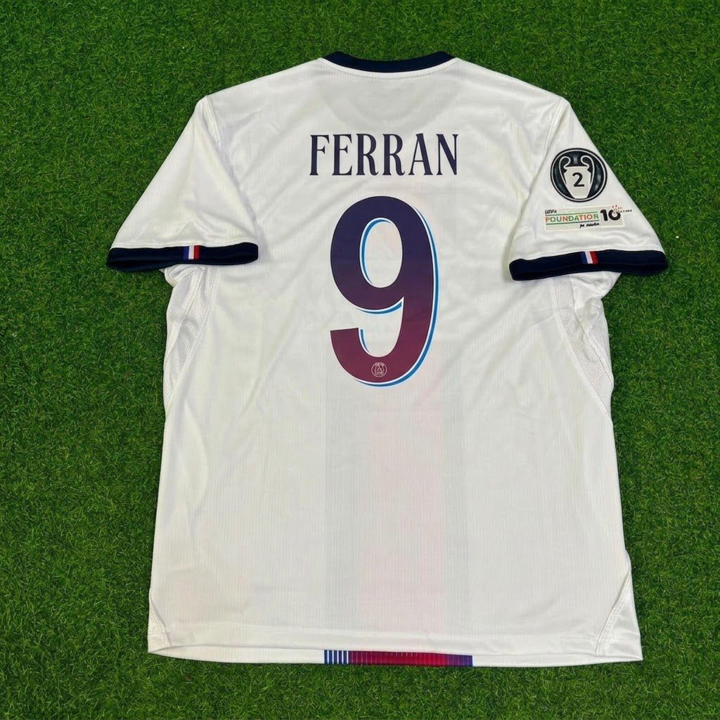Ferran Torres White Football Jersey