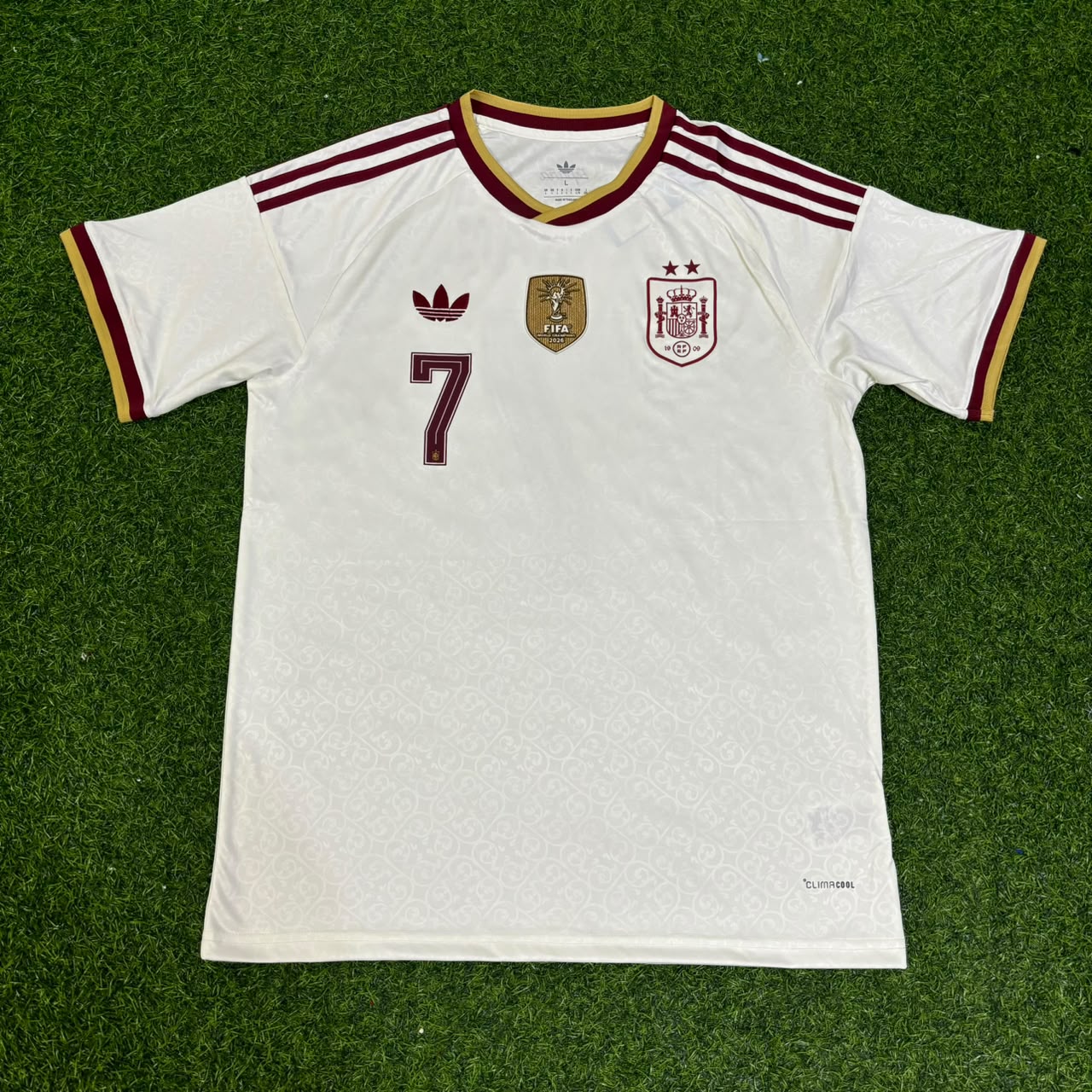 Spain World Cup 2026 Ferrán Torres #7 Two Star Champions Away Jersey Trikot Maillot