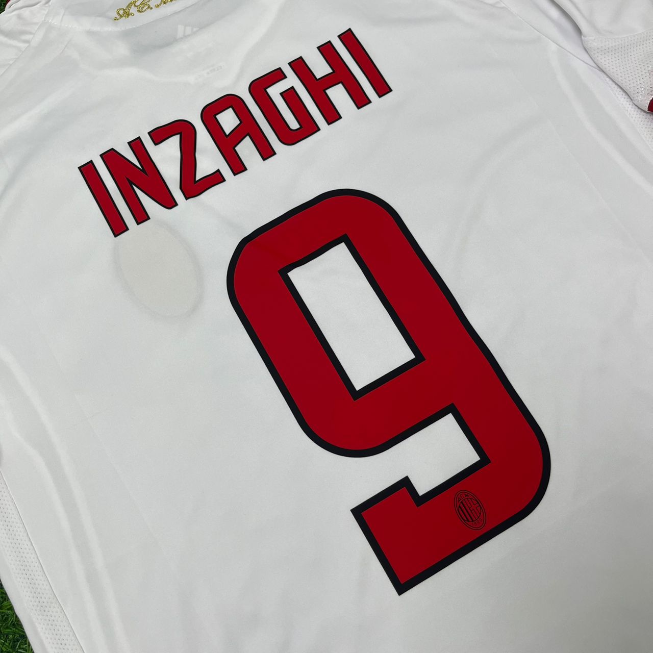 Filippo Inzaghi Milan 2009 2010 Season White Retro Football Jersey