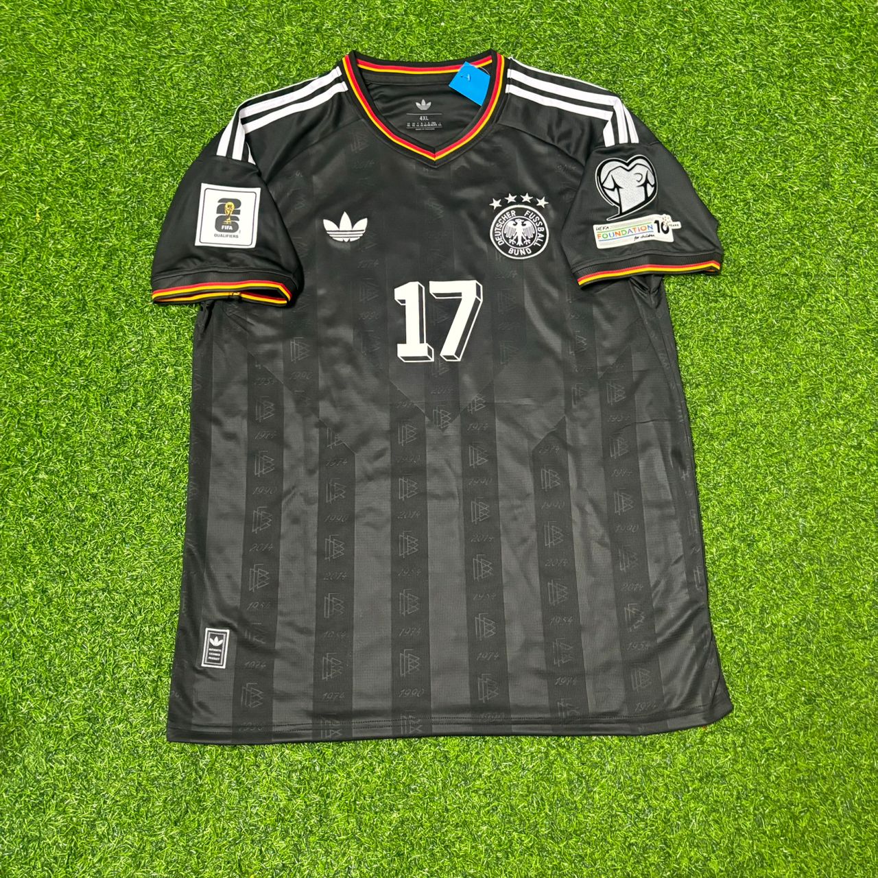 Germany 2026 Florian Wirtz #17 Black Style Soccer Kit Football Jersey