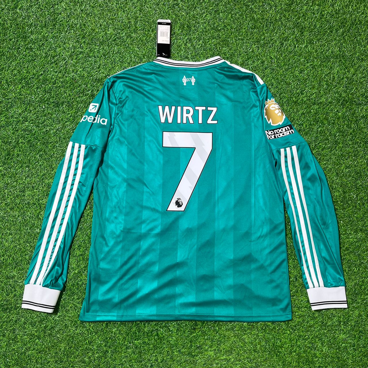 Florian Wirtz Liverpool 2025 Away Long Sleeve Football Jersey