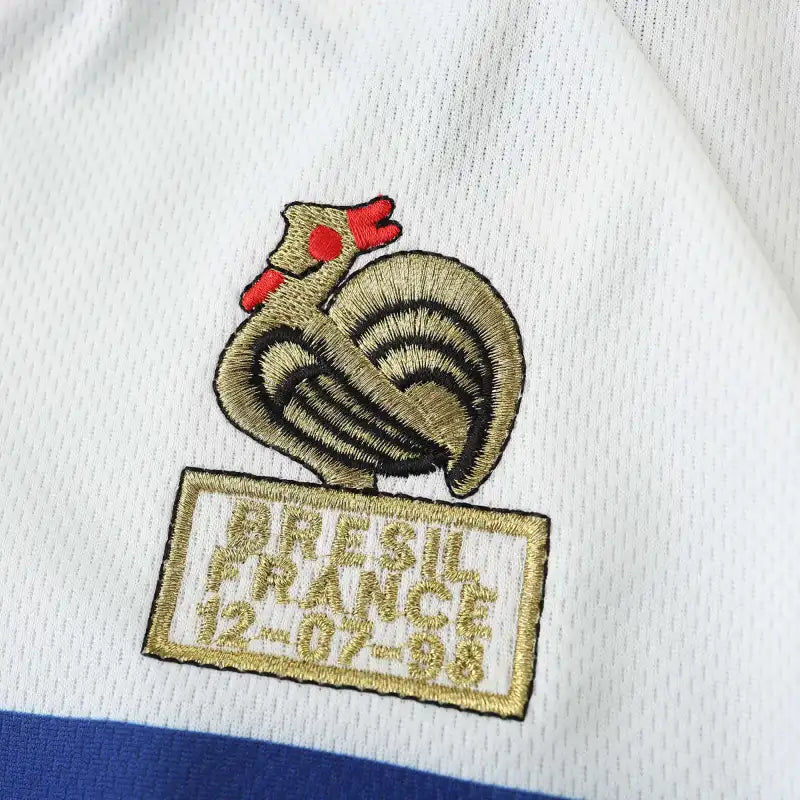 France 1998 Season World Cup Retro Football Jersey Kit