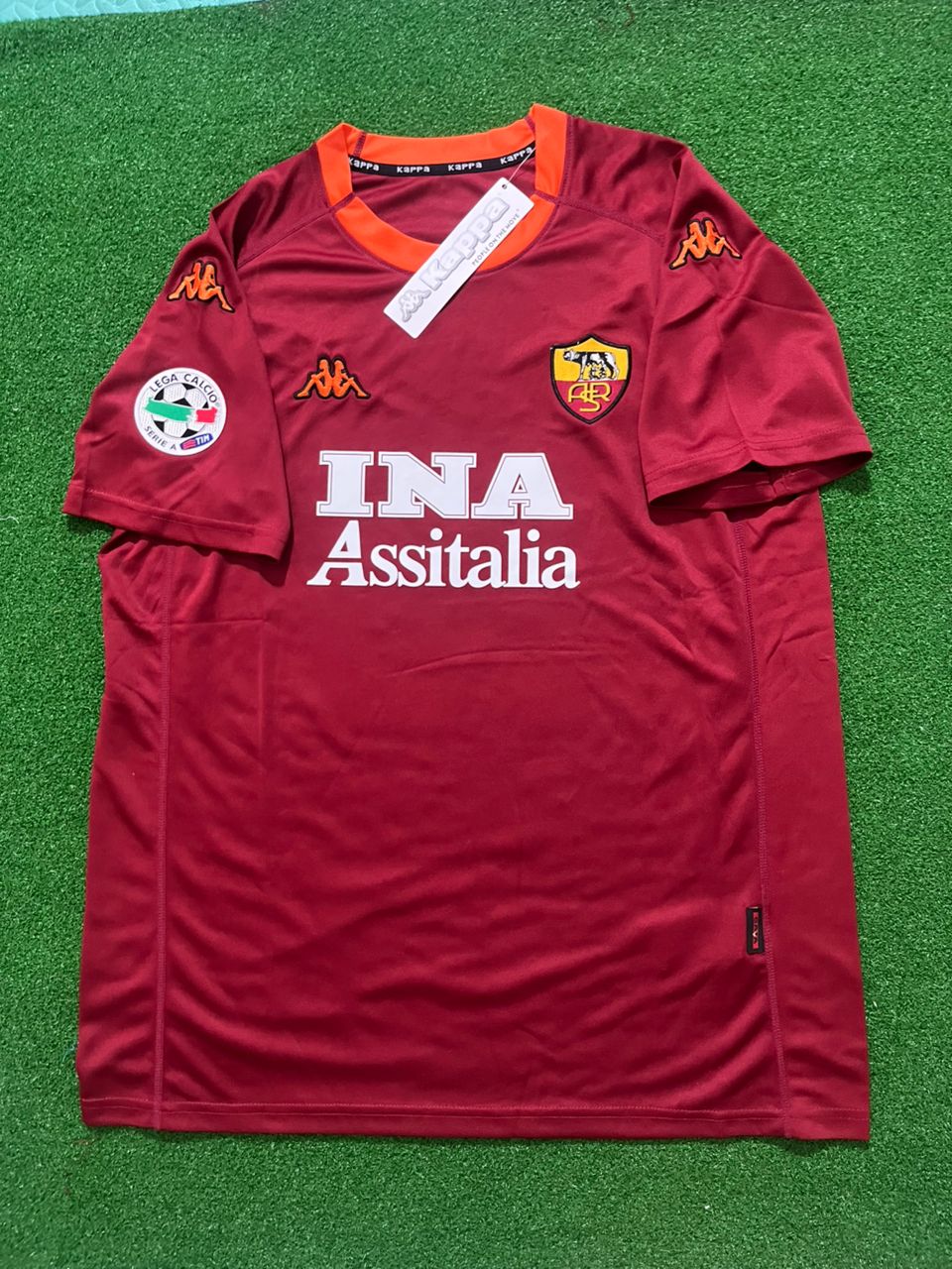 Francesco Totti 10 - AS Roma 2000 - 2001 Retro Football Jersey Kit