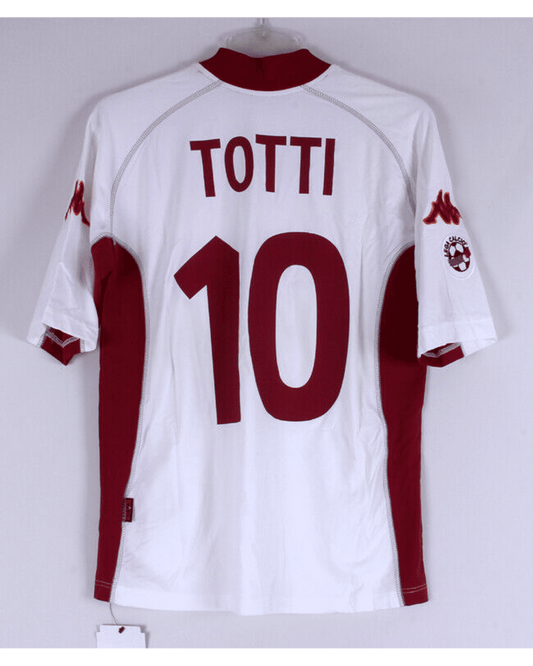 Francesco Totti 10 - Roma 2001/02 Retro Football Jersey Kit