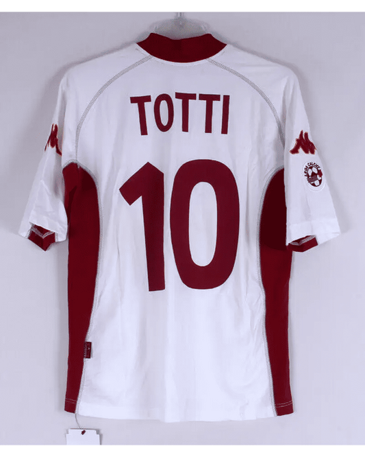 Francesco Totti 10 - Roma 2001/02 Retro Football Jersey Kit