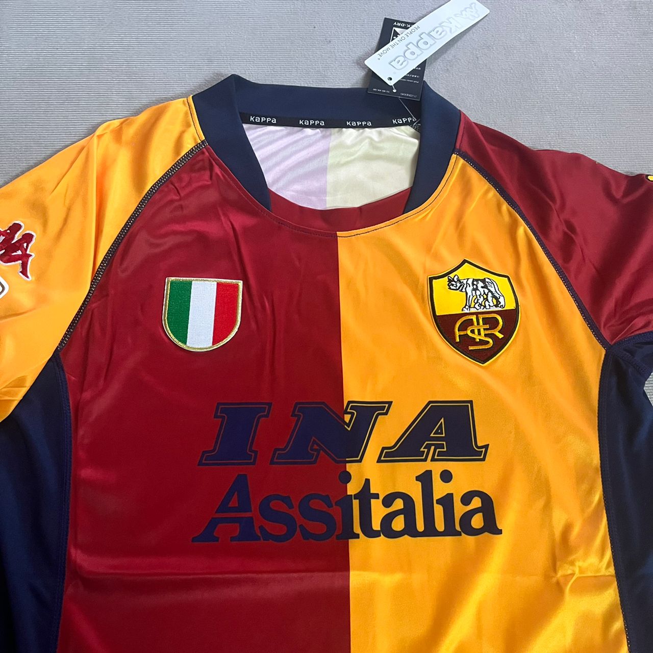 Francesco Totti Roma 2001 2003 Retro Football Jersey Kit