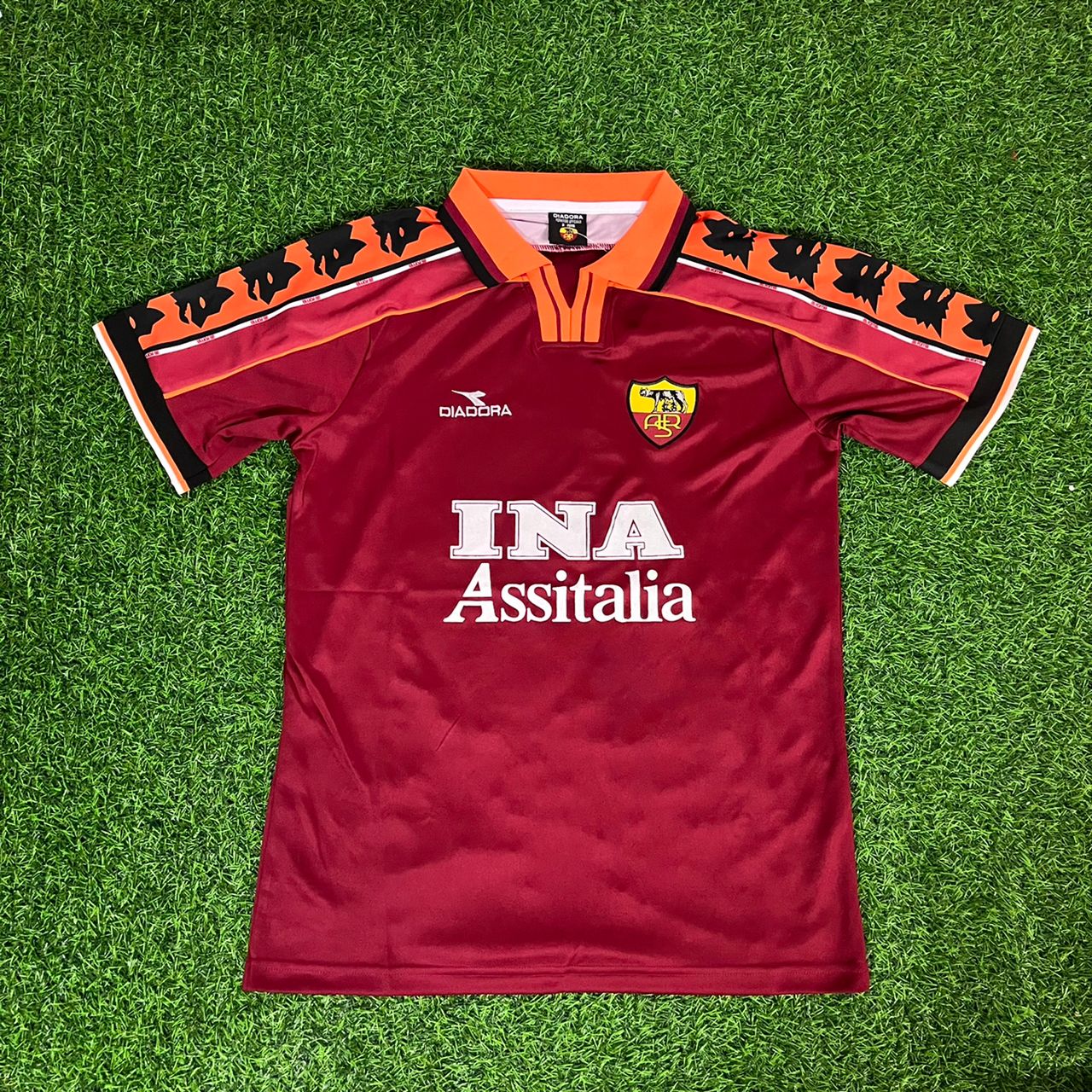 Francesco Totti 10 - AS Roma 1998 - 1999 Retro Football Jersey Kit