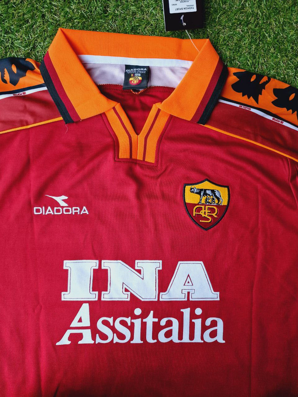 Francesco Totti 10 - AS Roma 1998 - 1999 Retro Football Jersey Kit