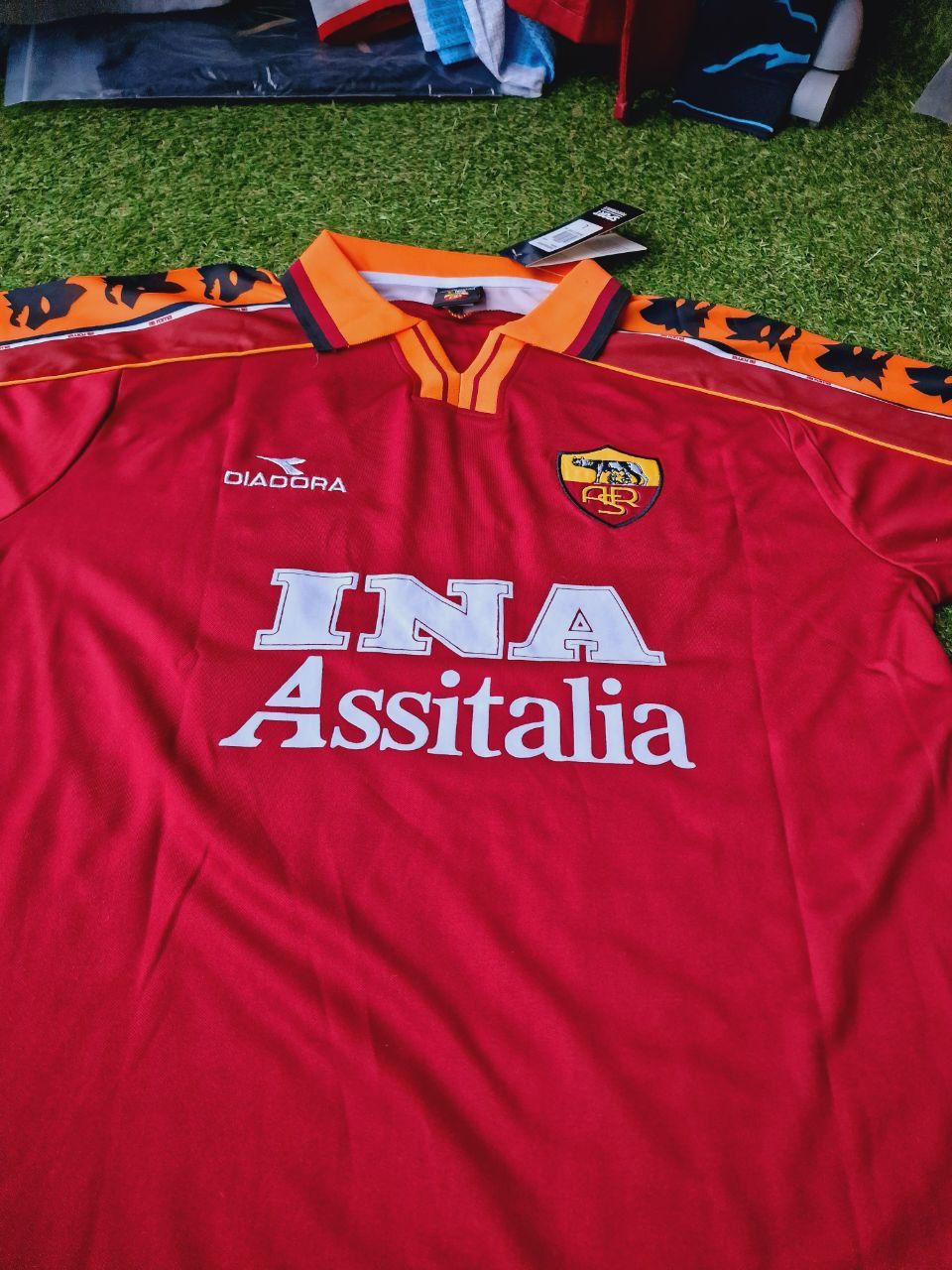 Francesco Totti 10 - AS Roma 1998 - 1999 Retro Football Jersey Kit