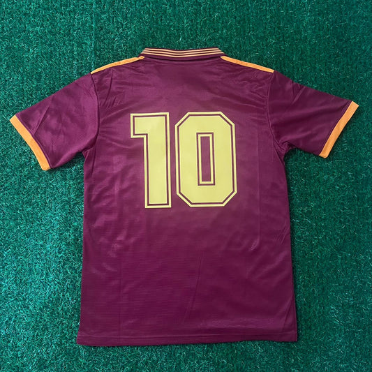 Francesco Totti Roma Retro Vintage Football Jersey Kit