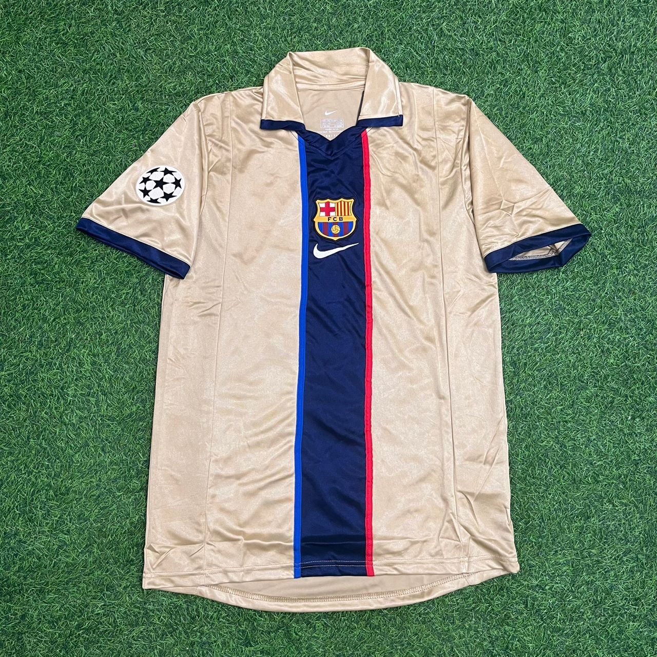 Frank de Boer 3 Barcelona 2001 2002 Season Retro Football Jersey
