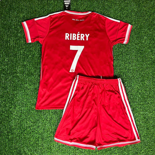 Frank Ribery Bayern Munich 2013 Final Kids Football Jersey Kit